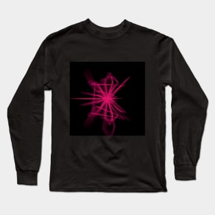 Spin My Hot Pink Crystal Long Sleeve T-Shirt